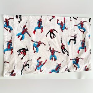 POTTERY BARN Kids Marvel Spider-Man Pillow Case DC Comics Excellent Standard